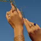 Sierra Cocktail Ring with Diamonds