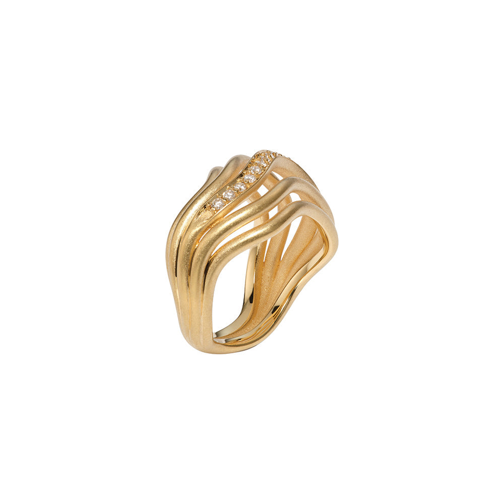 Sierra Cocktail Ring with Diamonds