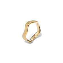 Thick Curve Stacking Ring, Satin Finish