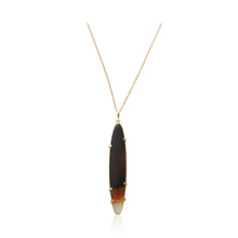 Montana Agate oval pendant