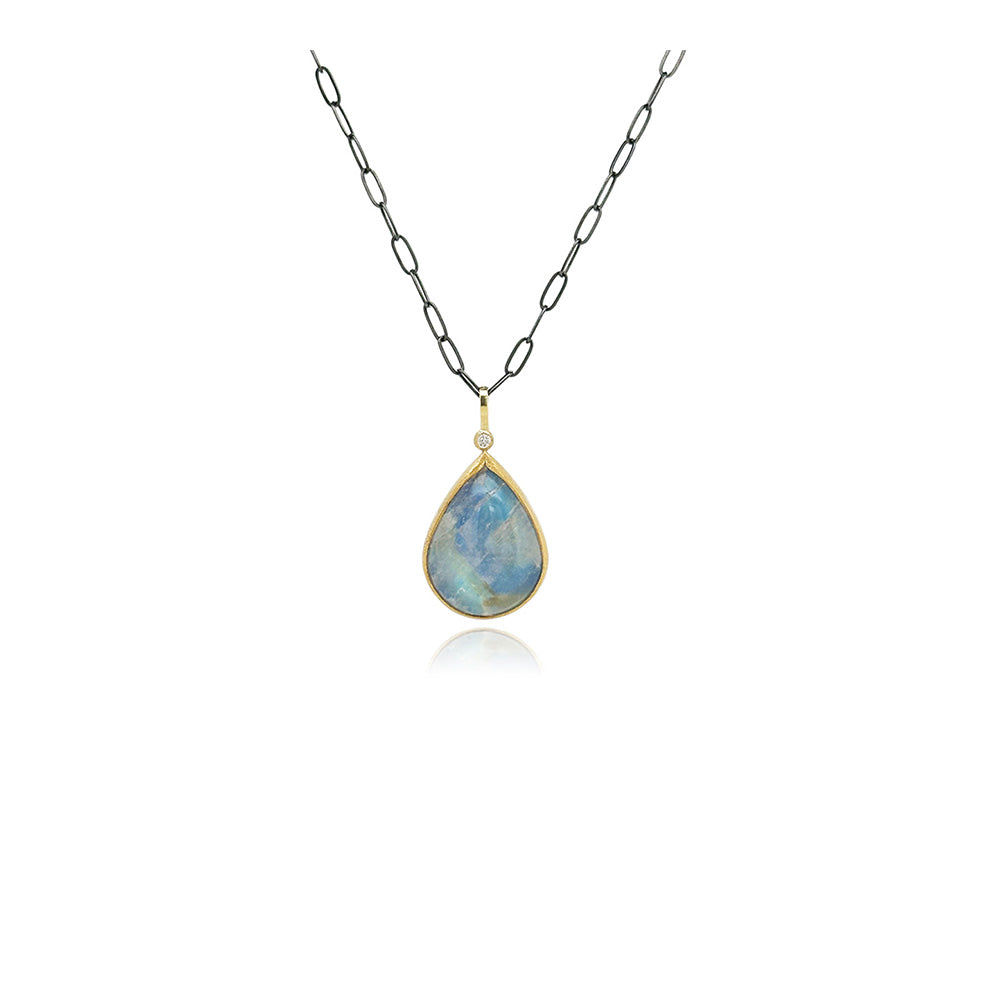 small moonstone drop