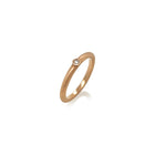 diamond pixie in 14k rose gold