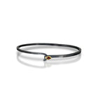 hook bracelet with Mozambique garnet
