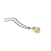small moonstone drop pendant