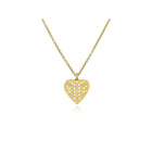 prelude heart pendant with diamonds