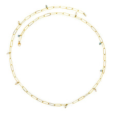 popsicle stick necklace with Akoya pearls