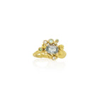 East/West Spinel and Diamond Ring