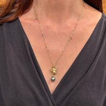 Adjustable "Popsicle Stick" Link Necklace with Akoya Pearls