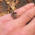 Platinum and Pink Tourmaline Ring
