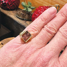 light raspberry tourmaline ring