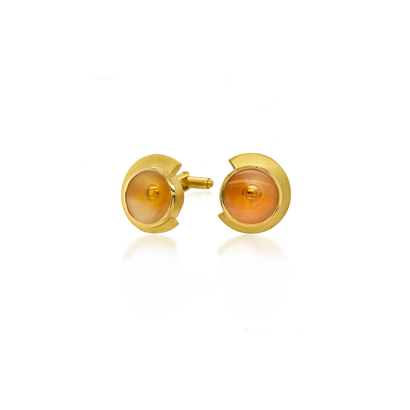 "Magic Eye" Citrine Cufflinks