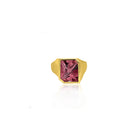 Light raspberry tourmaline ring