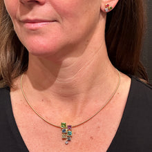 Munsteiner "Context Cut" Square Multi-Color Gemstone Necklace
