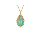 tear drop-shaped Ethiopian pendant