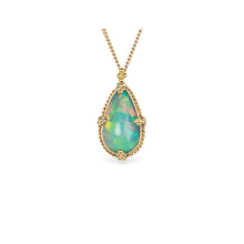 tear drop-shaped Ethiopian pendant