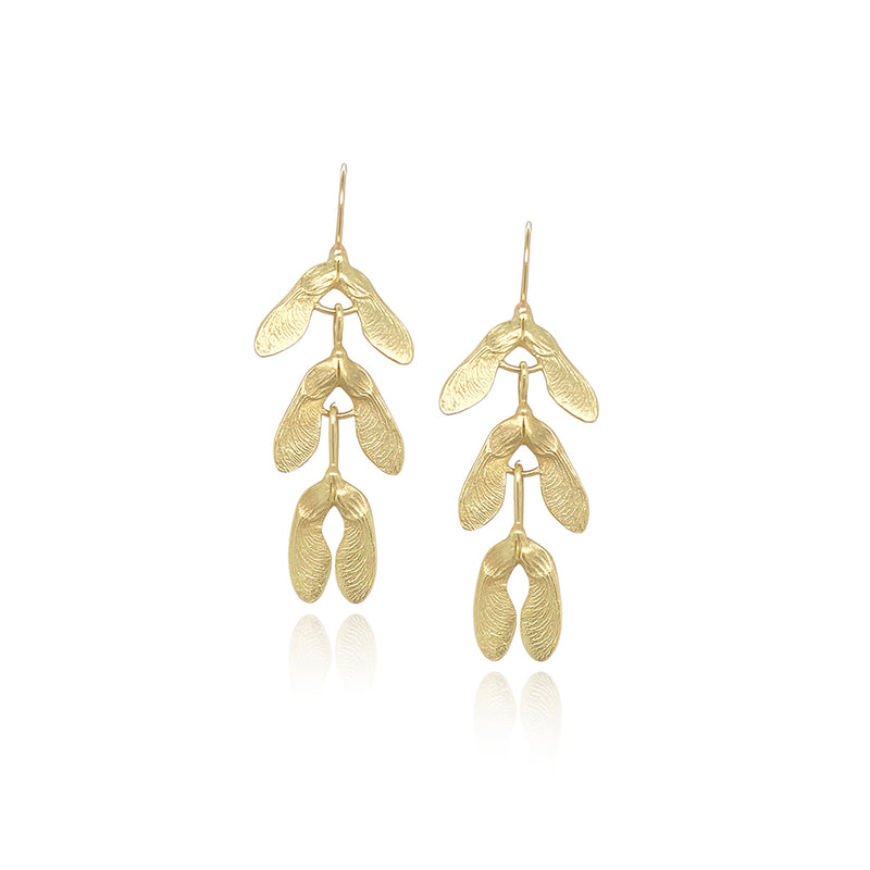 18K Gold Triple Samaras