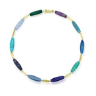 Theia necklace in 14K green gold