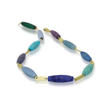 Theia necklace in 14k green gold