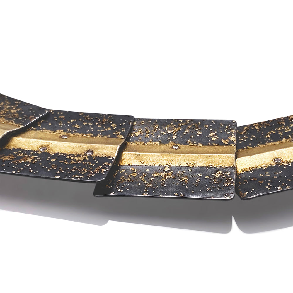 "Plate Tectonic High Line" Necklace