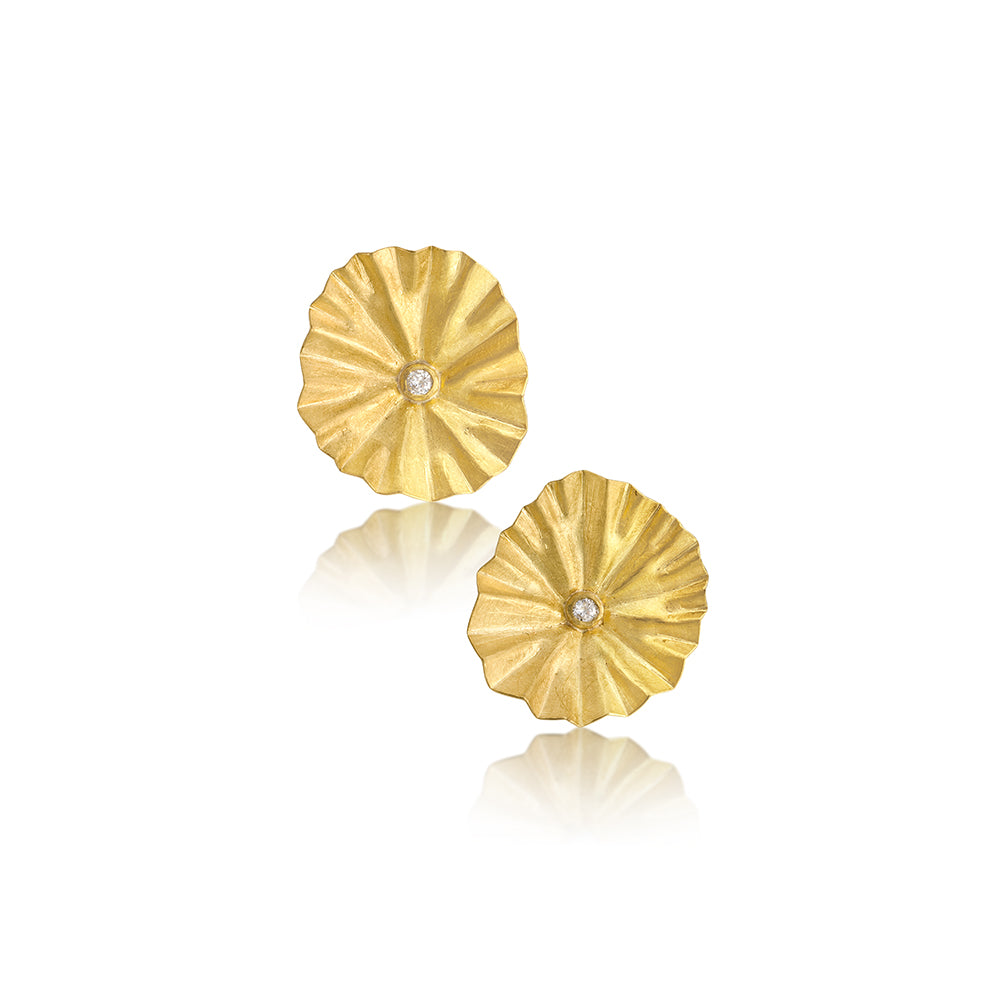 Small "Lotus Leaves" with Diamonds