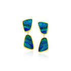 Double Australian boulder opal earrings