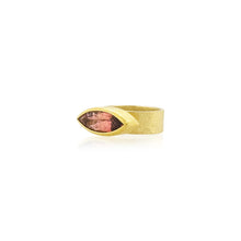 Marquis-Shaped Tourmaline Ring