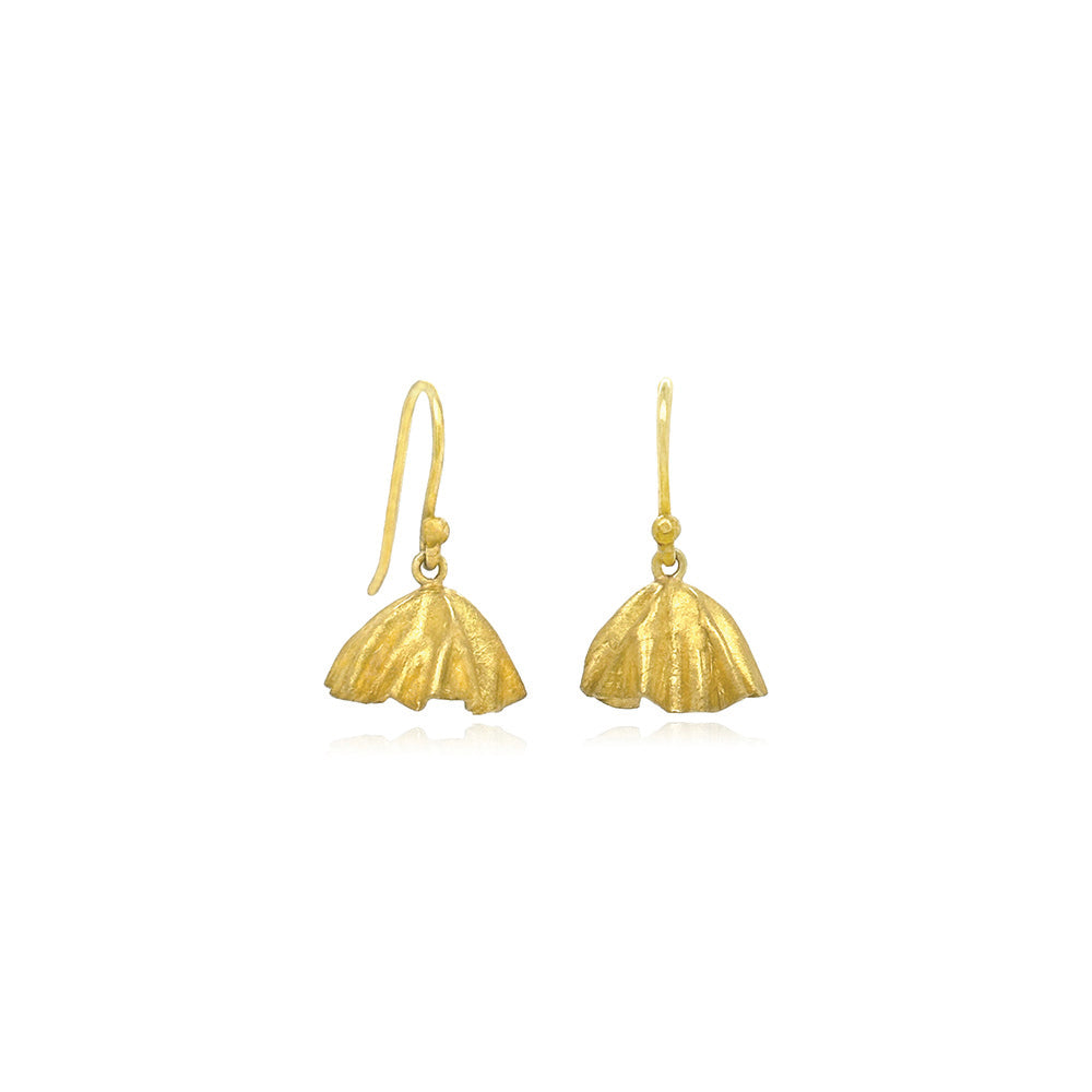 Crinkle earrings