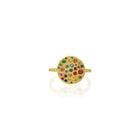 rainbow disc ring
