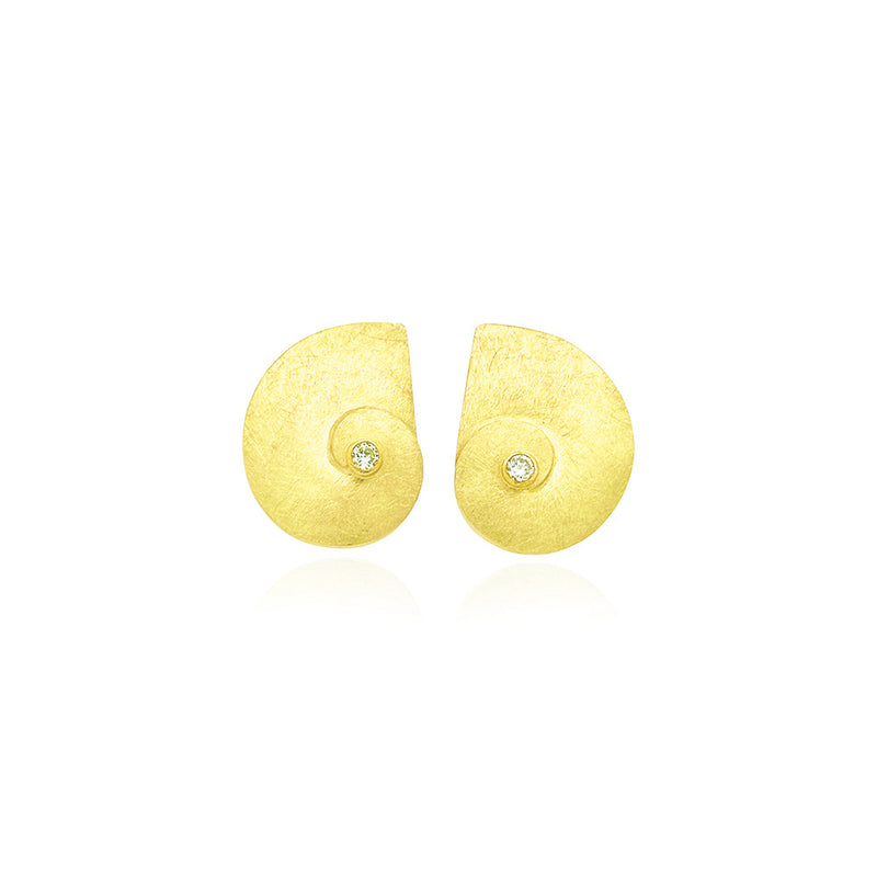 Nautilus Spiral Earrings