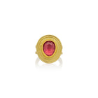 "Zen Garden" Red Tourmaline Split Shank Ring