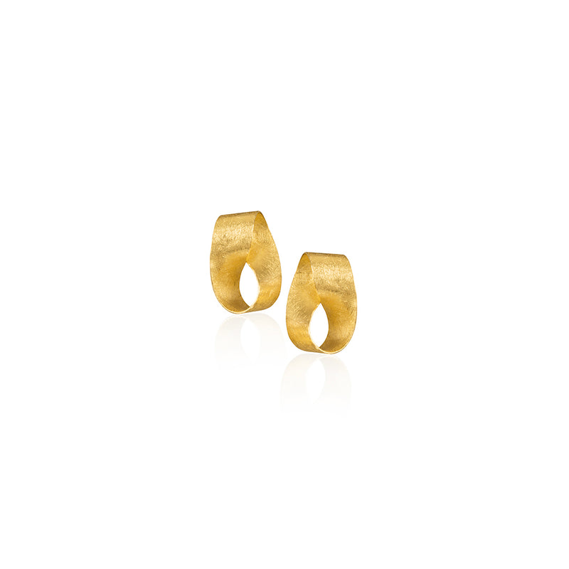 Tiny "Mobius" Strip Earrings