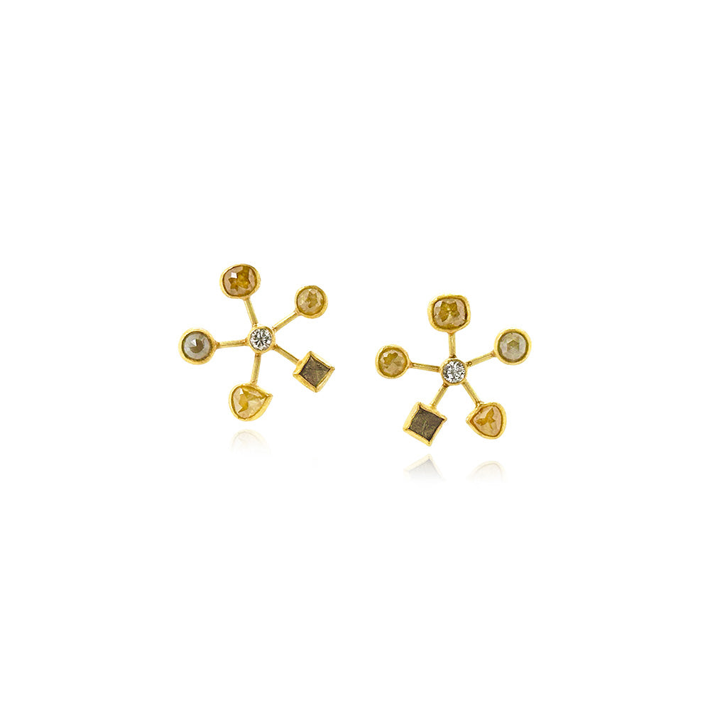 Diamond Starburst Earrings