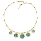Natural Surface Aquamarine Crystal Necklace