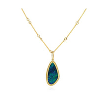 Large Australian Boulder Opal Pendant