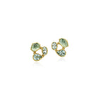 Mixed Shape Aquamarine Earrings