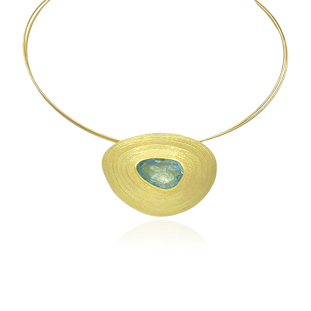 aquamarine "Mogul" necklace