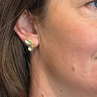 Double Aquamarine Marquis and Tear Drop Earrings