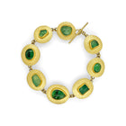 multi-emerald bracelet