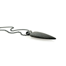 Large Hematite Heart Pendant