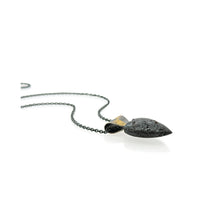 Small Hematite Heart Pendant