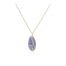 Butterfly pendant with rose cut Tanzanite