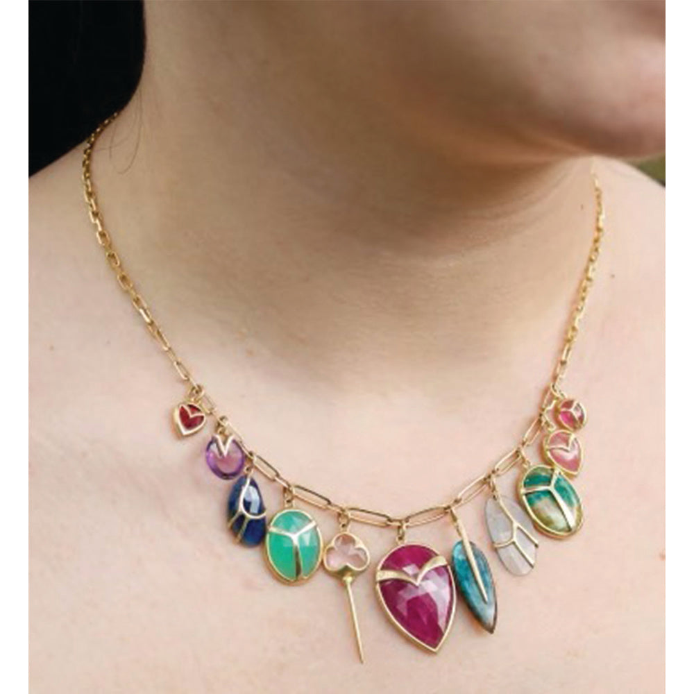"Daisy Chain" Necklace with Multi-Style Charms
