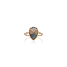 Lightning Ridge Opal Owl Ring
