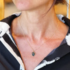 Owl Pendant in London Blue Topaz