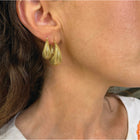 Mesopotamia-inspired hoop earrings