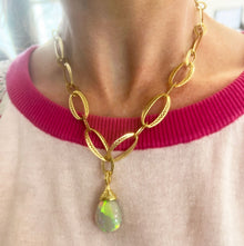 Ethiopian opal Drop pendant