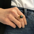 Tahitian Pearl Crownwork Ring