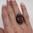 Regency Ring with Pink Tourmaline Center