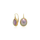 Sea of Cortez mabe pearl earrings with diamonds