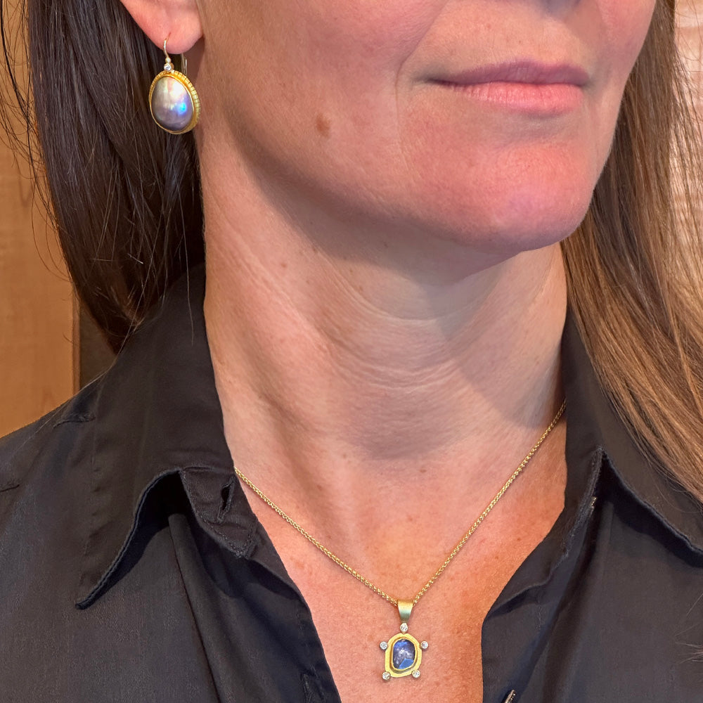 Sea of Cortez Mabe Pearl Earrings